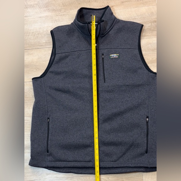 L.L. Bean Men’s Sweater Fleece Vest Size XL Tall - Picture 7 of 8
